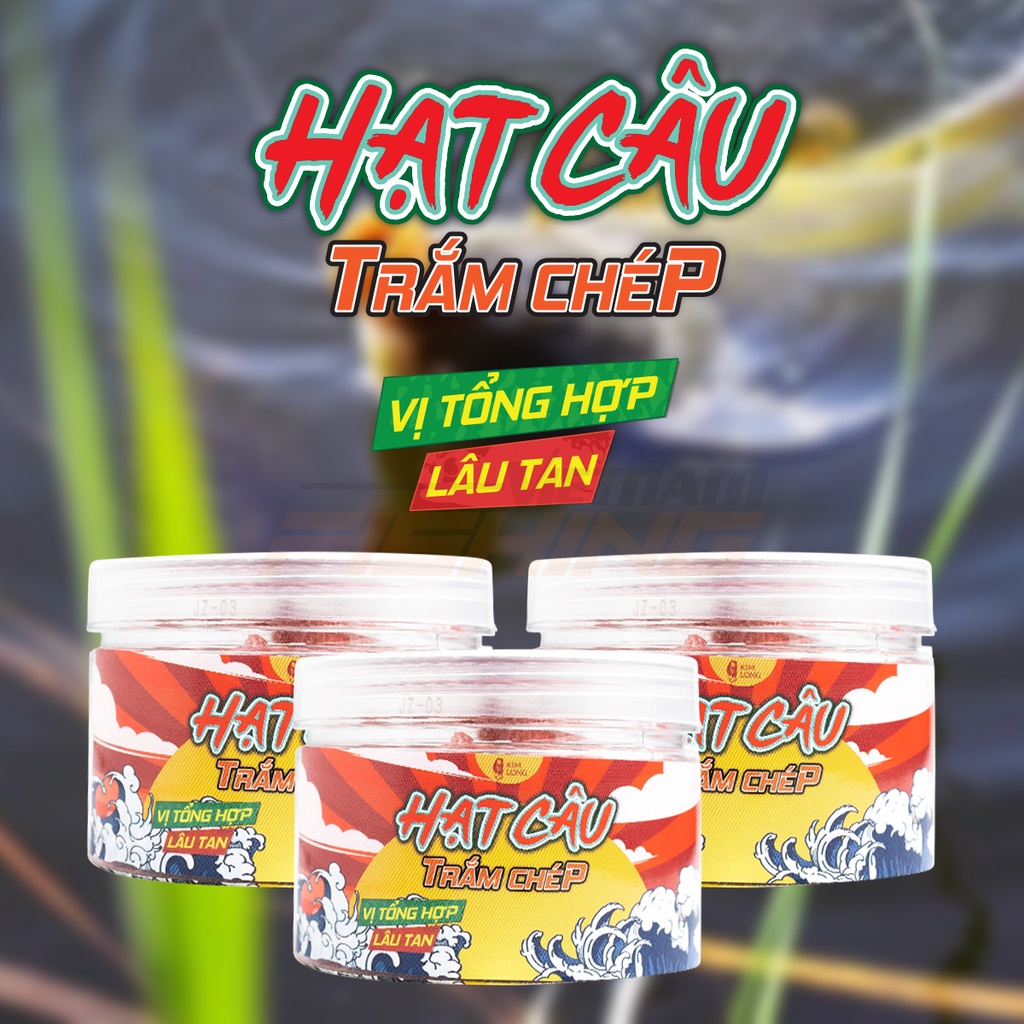 Mồi câu -Hạt Câu cá Trắm Chép Kim Long Vị Hoa Quả/ Vị Tổng Hợp - Vietnam Fishing
