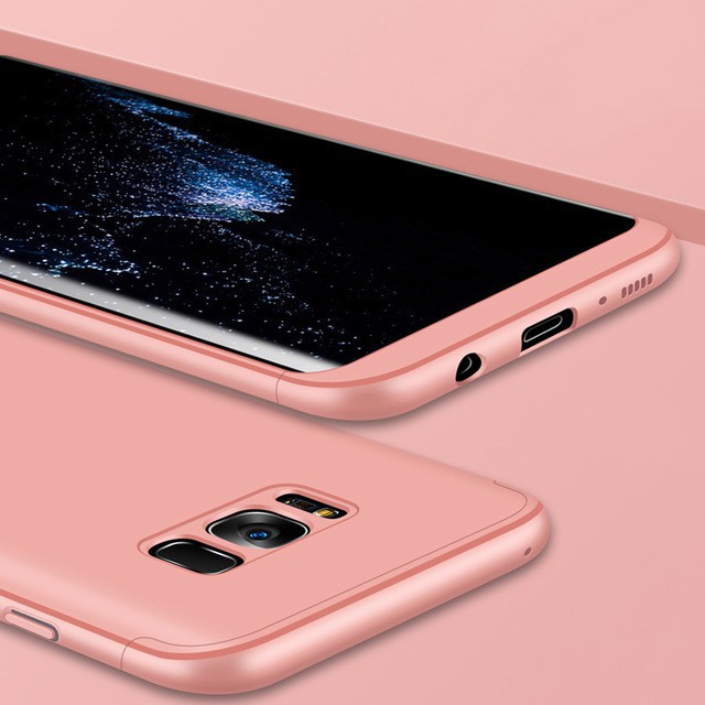 Ốp lưng bảo vệ màn hình 3 trong 1 cho Samsung Galaxy S8 S8 Plus