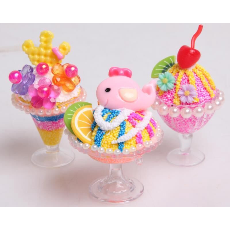 DIY tráng miệng, DIY làm kem, DIY làm bánh cho bé, DIY làm bánh, Slime làm bánh, Đồ chơi slime