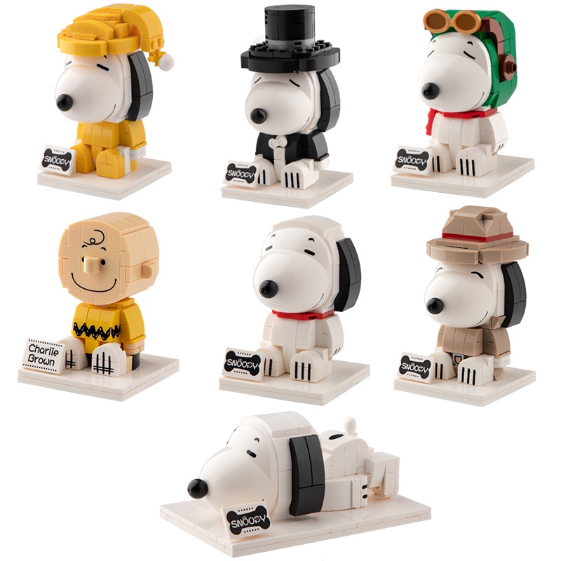 Đồ chơi lắp ráp SLUBAN mô hình chú chó snoopy cho bé