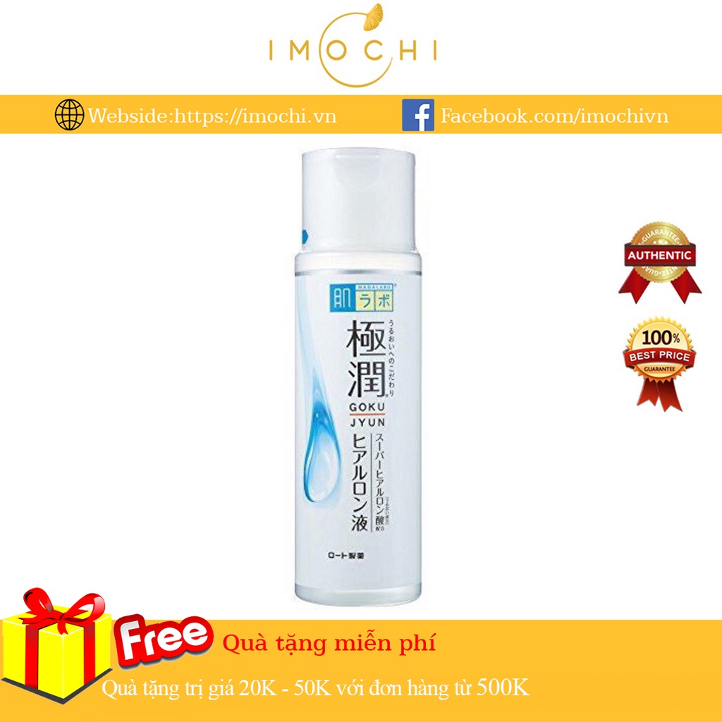 Nước Hoa Hồng Hada Labo Gokujyun Super Hyaluronic Acid Lotion 170ml (Màu trắng) Nhật Nội Địa