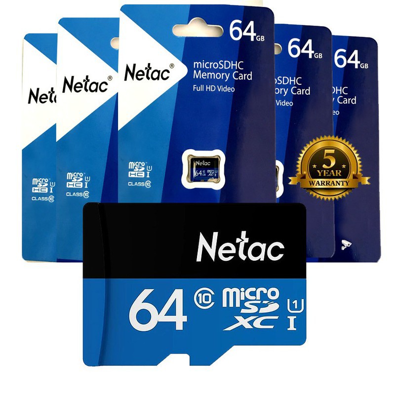 Thẻ nhớ Micro SD Netac 64Gb Class10