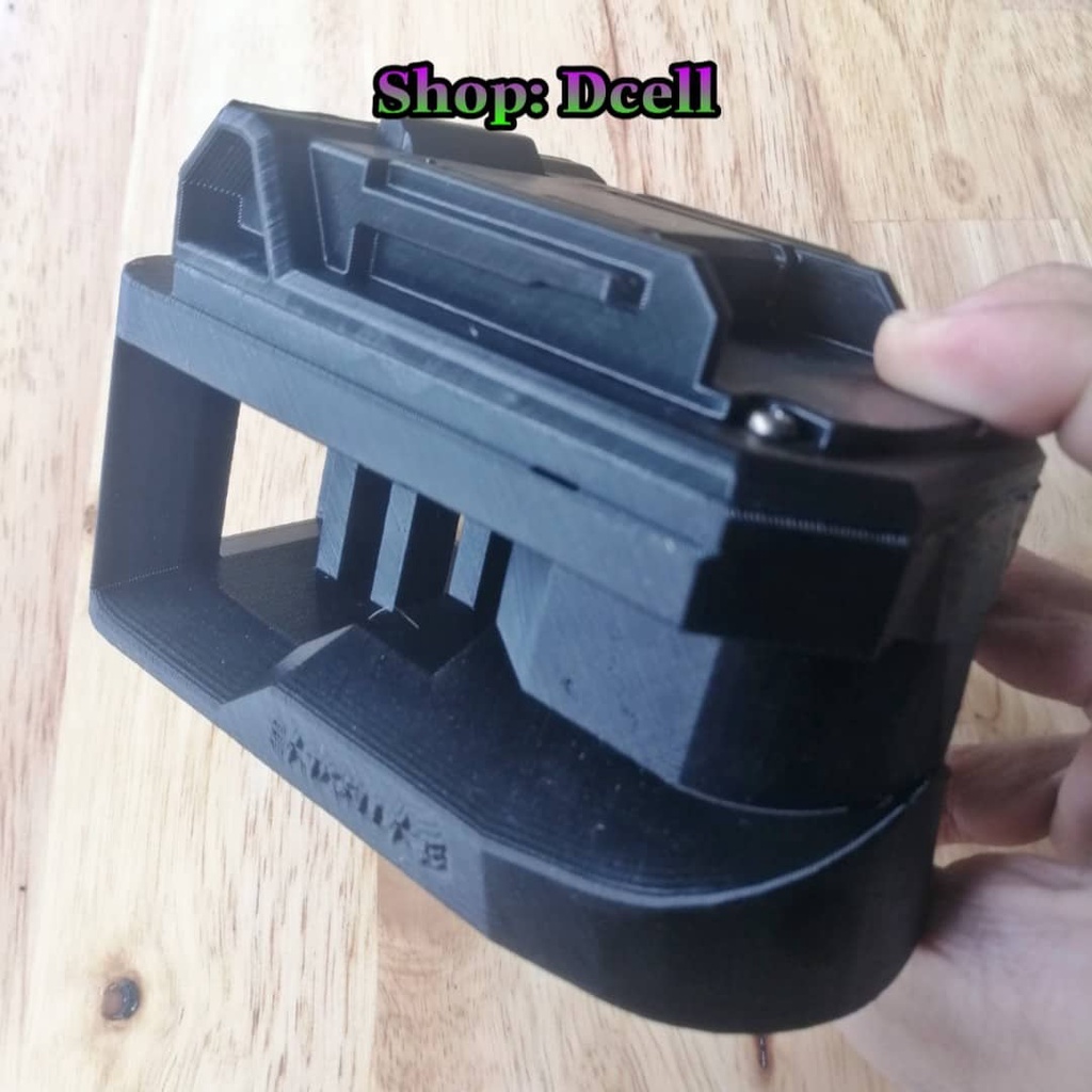 Đế Chuyển Pin Ryobi Sang Máy Makita 18v In 3D Nhựa Chịu Lực Siêu Bền - Pin Ryobi Sang Máy Makita