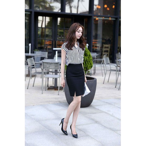 CHÂN VÁY ÔM NGẮN TRÊN GỐI - CHÂN VÁY CÔNG SỞ | BigBuy360 - bigbuy360.vn