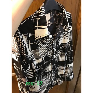 [XẢ KHO+THANH LÝ CỬA HÀNG]_SƠ MI HỌA TIẾT HÀN QUỐC CAO CẤP(Ms17_form unisex, dài tay, (có video quay cận )