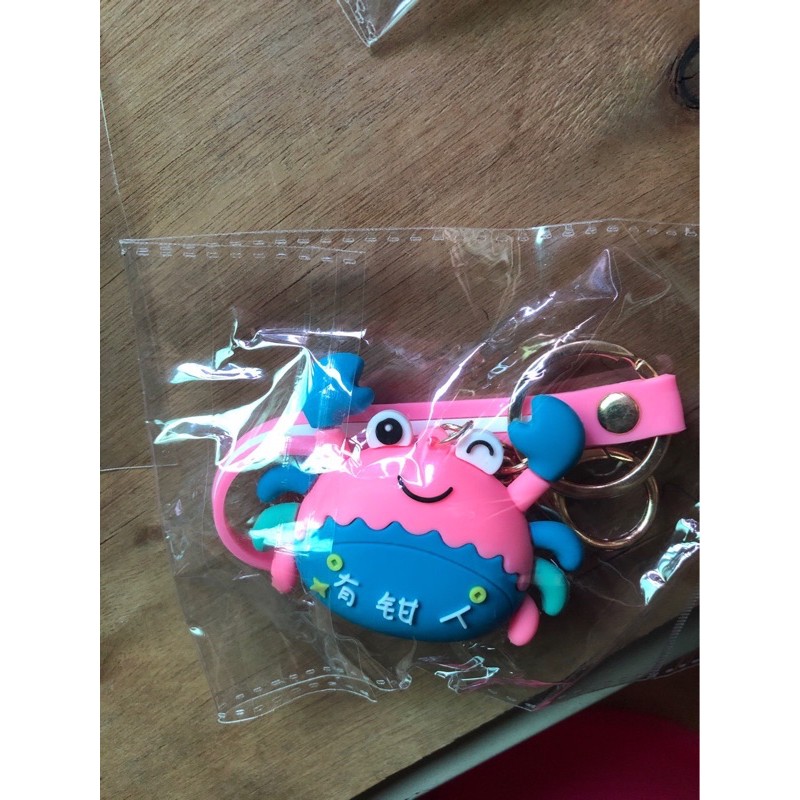 Móc khoá hình con cua đáng yêu