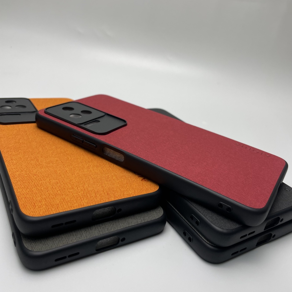 Ốp lưng AIORIA Xiaomi Redmi K40S / K50 / K50 Gaming / Poco F4 / F4 GT , Viền cao su lưng giả vải cực đẹp