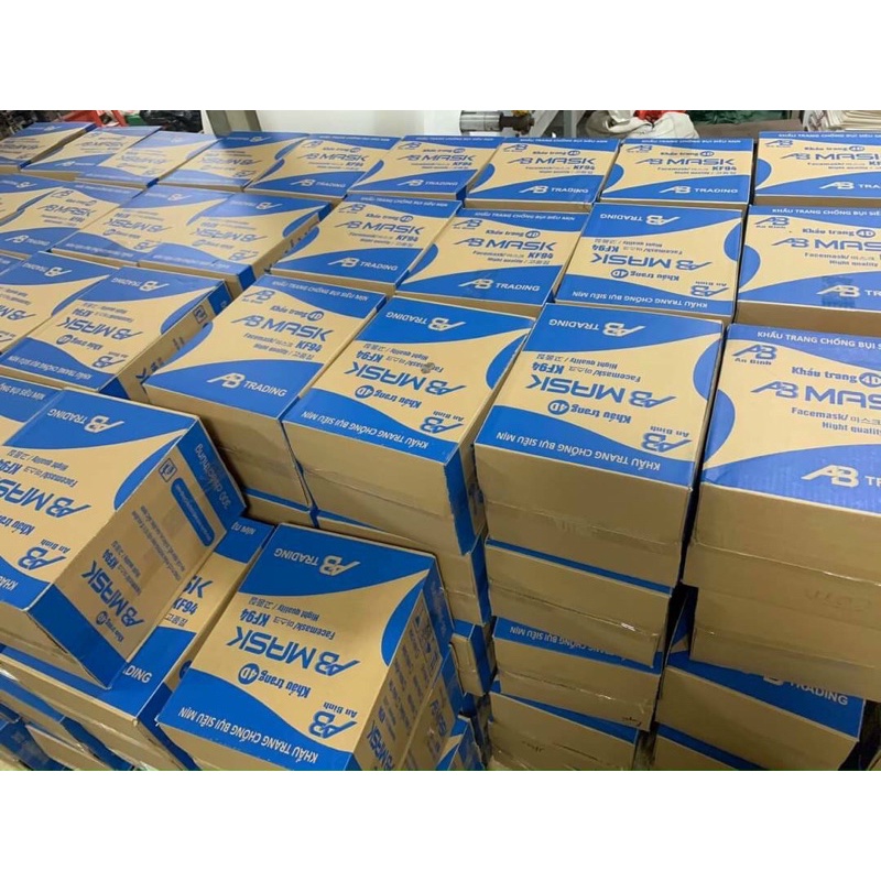 Thùng 300 Cái Khẩu Trang Y Tế KF94 An Bình - Khẩu Trang 4D Cao Cấp