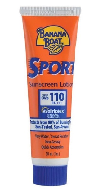 KEM CHỐNG NẮNG THỂ THAO BANANA BOAT SPF110 30ml date 12/2021