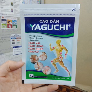 Cao dán YAGUCHI thảo dược  gói 5 miếng