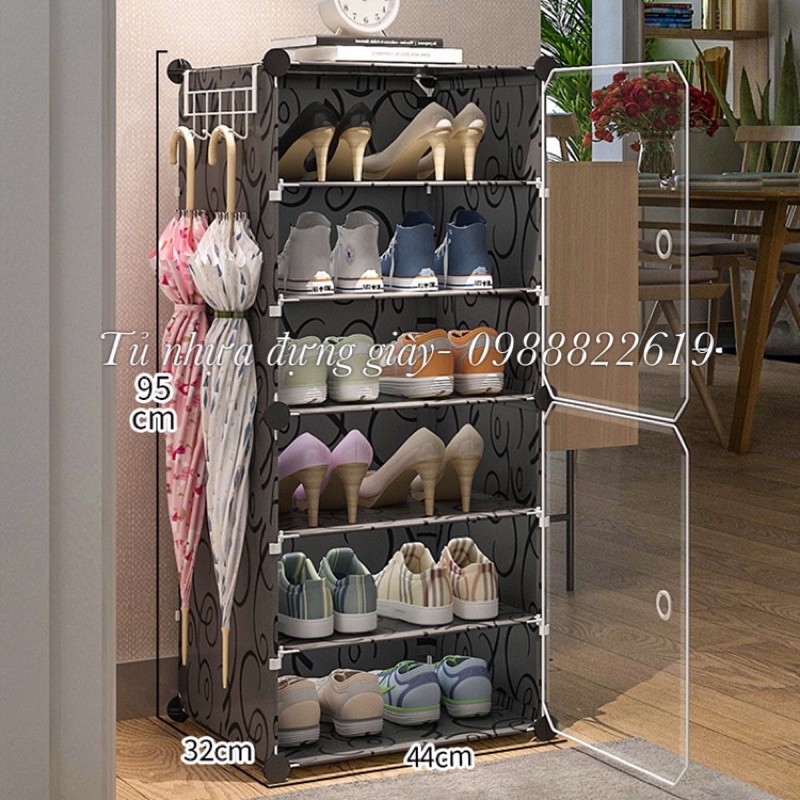 Tủ Giày, Kệ dép chia ô đa năng. 1 ô chia 3 ngăn.