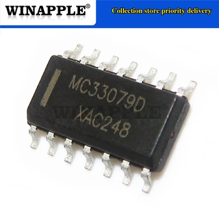 Bộ 10 linh kiện khuếch đại mc33079dr2g mc33079dg mc33079d mc33079 sop-14