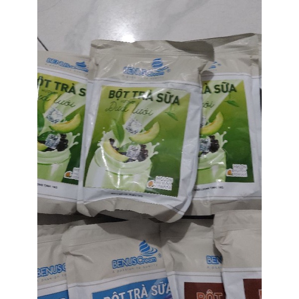 Bột trà sữa Dưa Lưới Benuscream túi 1kg giá chỉ 120k/ túi