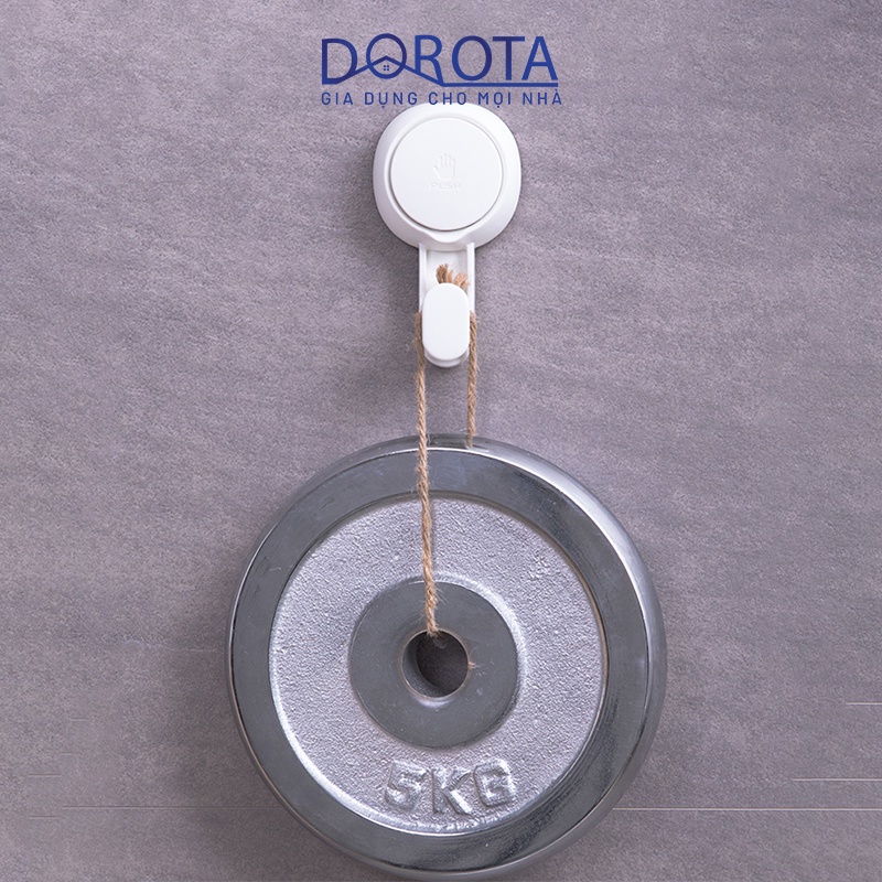 Combo 4 móc dán tường siêu dính cao cấp DOROTA chịu lực 5kg miếng treo có khả năng chống nước AW553X2