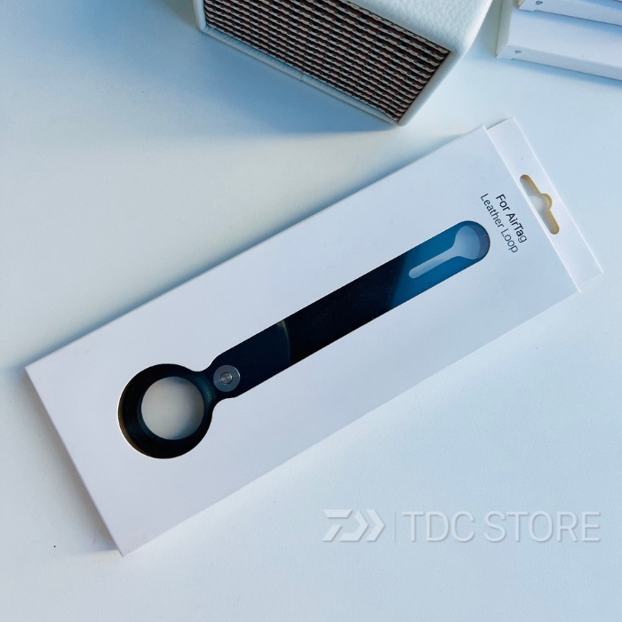 Dây đeo Apple AirTag Leather Key Ring