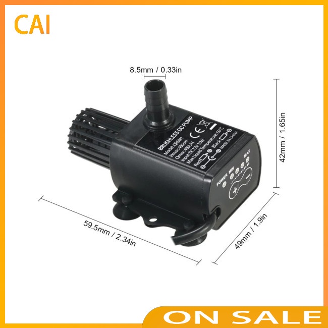 Máy Bơm Nước Mini 4 Chế Độ CAI DC12V USB 5V