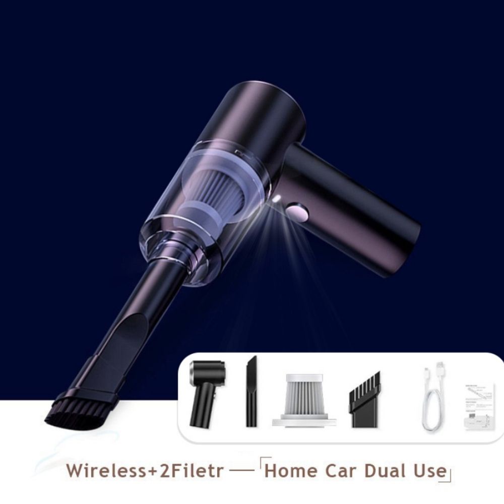 Máy Hút Bụi Cầm Tay Không Dây Mini Đa Năng Hút Cực Mạnh 6000PA - 120W Bảo Hành 36 Tháng COTEMIN