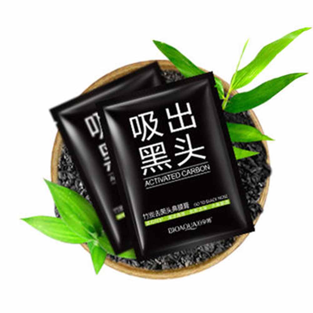 [Hàng mới về] Mặt Nạ Than Hoạt Tính Lột Mụn Đầu Đen Chăm Sóc Da Vùng Mũi