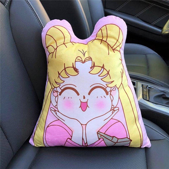 Gối đệm tựa đầu kê cổ ô tô thiết kế hoạt hình dễ thương