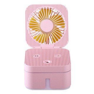 Quạt mini để bàn phun sương .