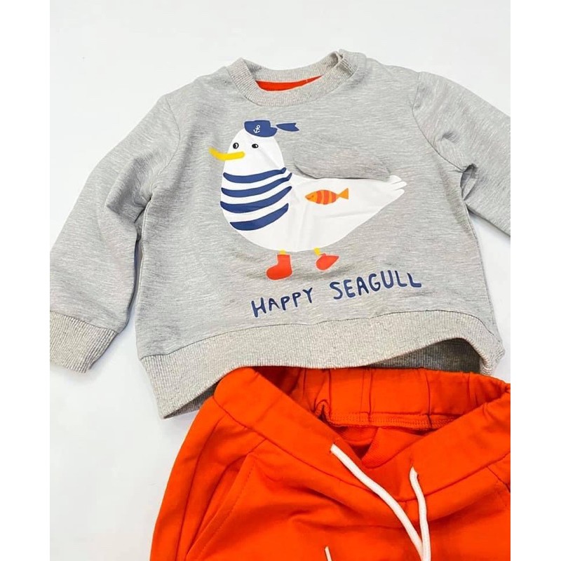 VNXK - Bộ nỉ HAPPY SEAGULL