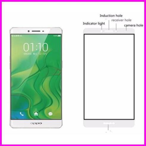 Kính cường lực oppo R9,oppo F1 plus full màn.