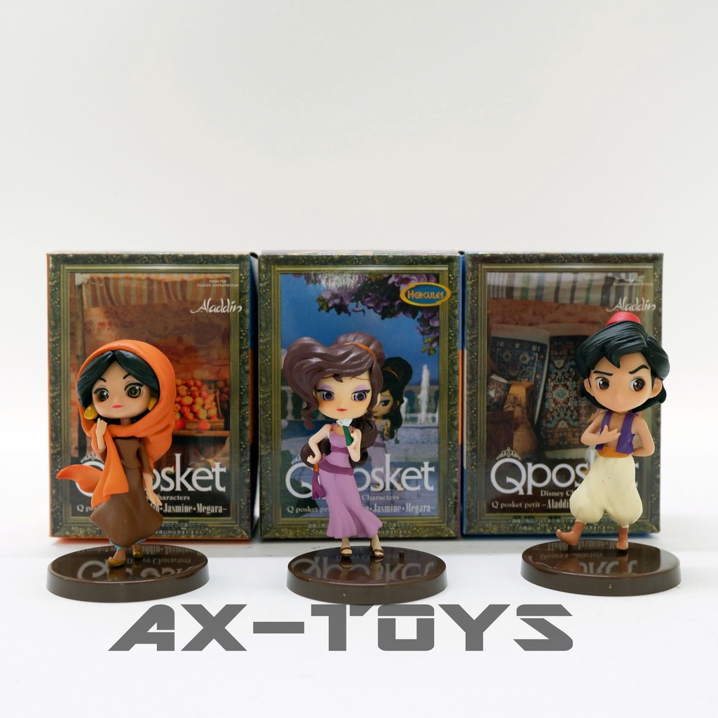 Bộ 3 Mô Hình Công Chúa Disney Phiên Bản Q Dùng Trang Trí Nhà Cửa