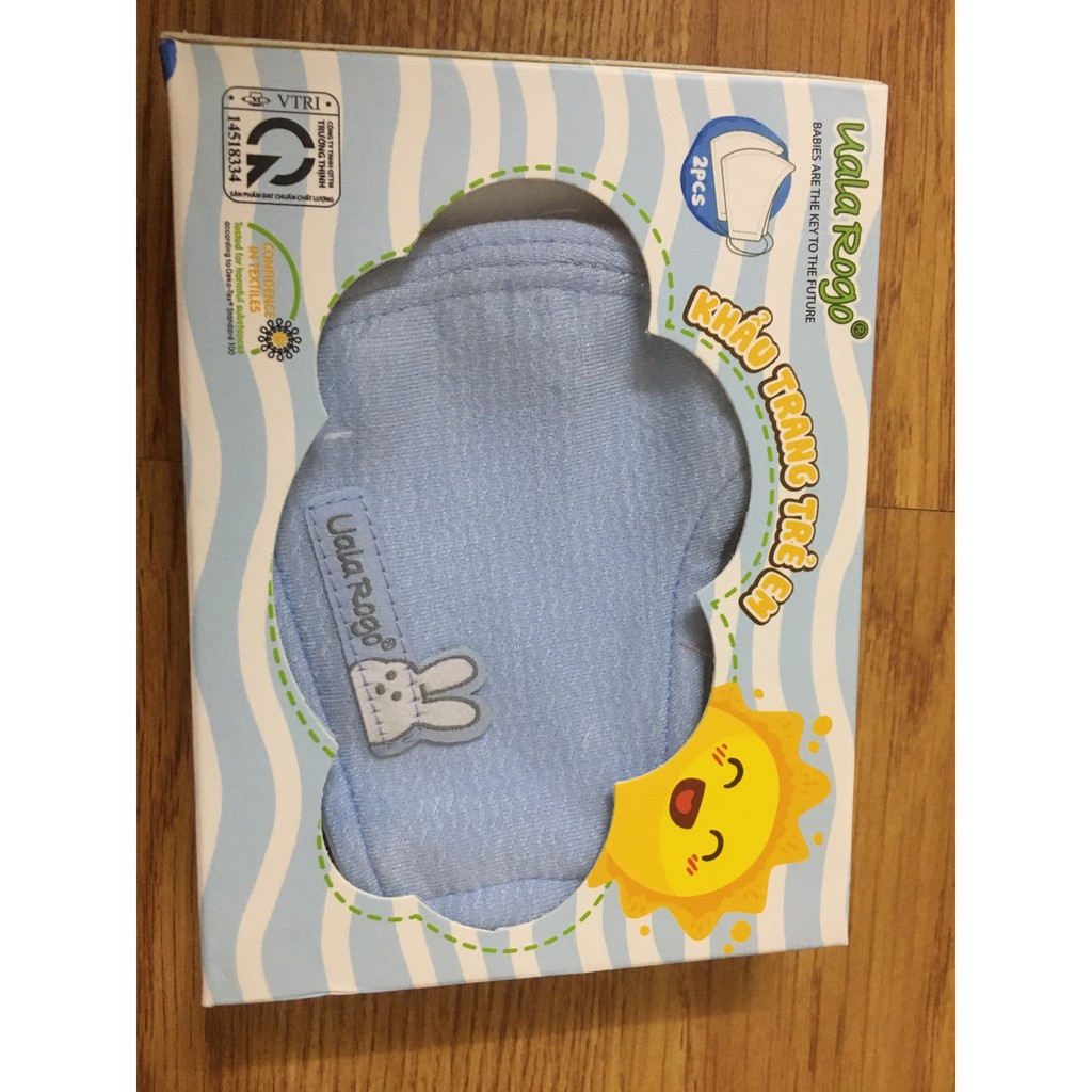 Khẩu trang bu và khẩu trang ualarogo cho bé