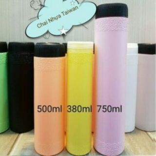 Chai nhựa đựng trà sữa taiwan 380ml, 500ml