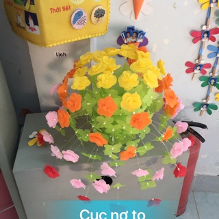 Nguyên liệu hoa giấy lụa tròn