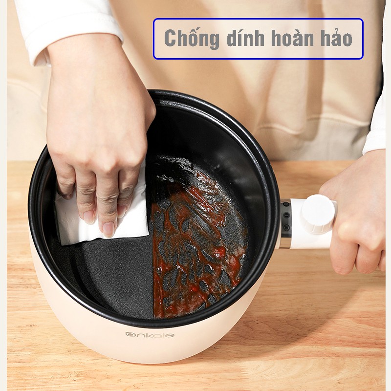 Nồi Nấu Lẩu Mini - Nồi Nấu Mì Cao Cấp Chống Dính Hiệu Quả Bảo Hành 12 Tháng Dung Tích 1,5L HB88