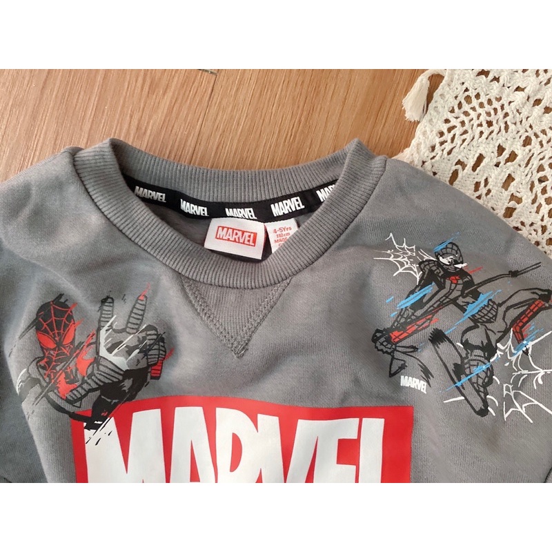 Bộ nỉ bông bé trai màu xám dư xịn