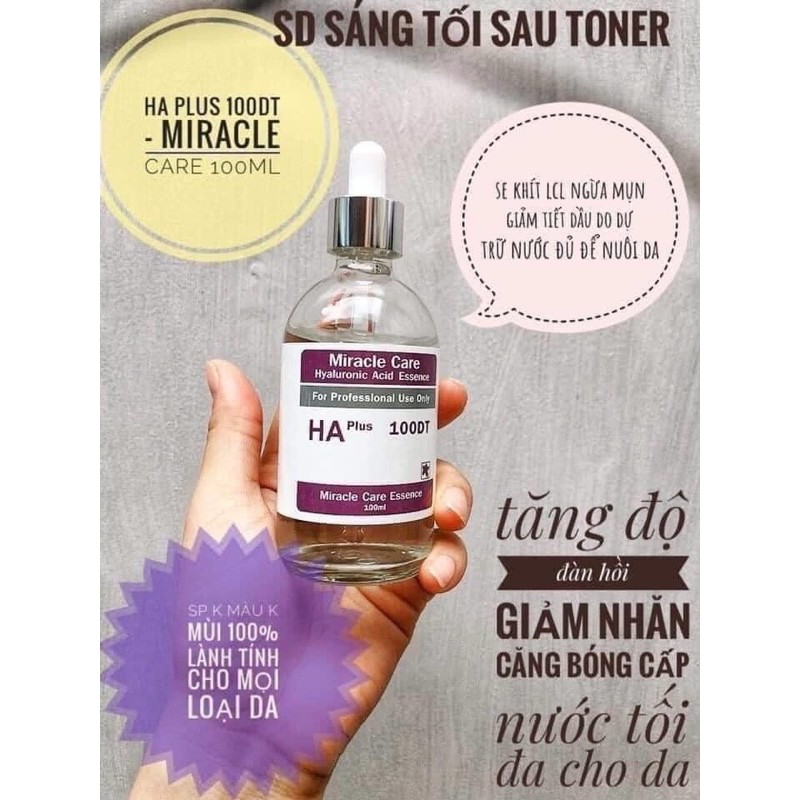 Tinh chất serum HA Plus 100DT Dr.Sunmi Care Due Hyaluronic Acid Essence 100ml của Hàn Quốc