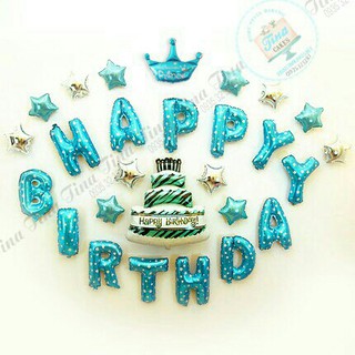 Sét bóng sinh nhật HAPPY BIRTHDAY