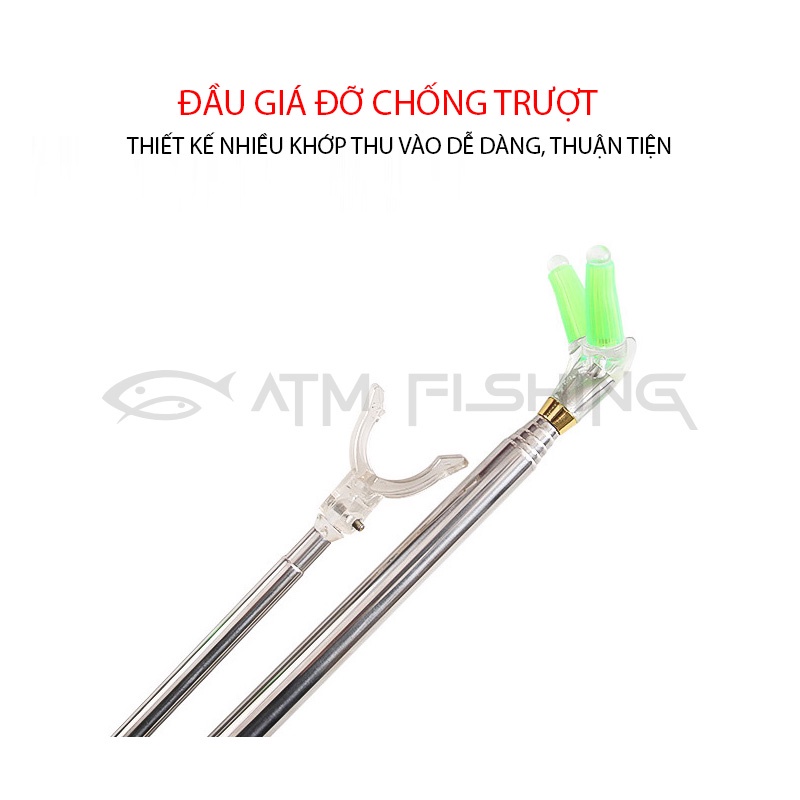 Gác Cần Inox Cao Cấp Chuyên Dụng Câu Đài, Siêu Tiện Lợi