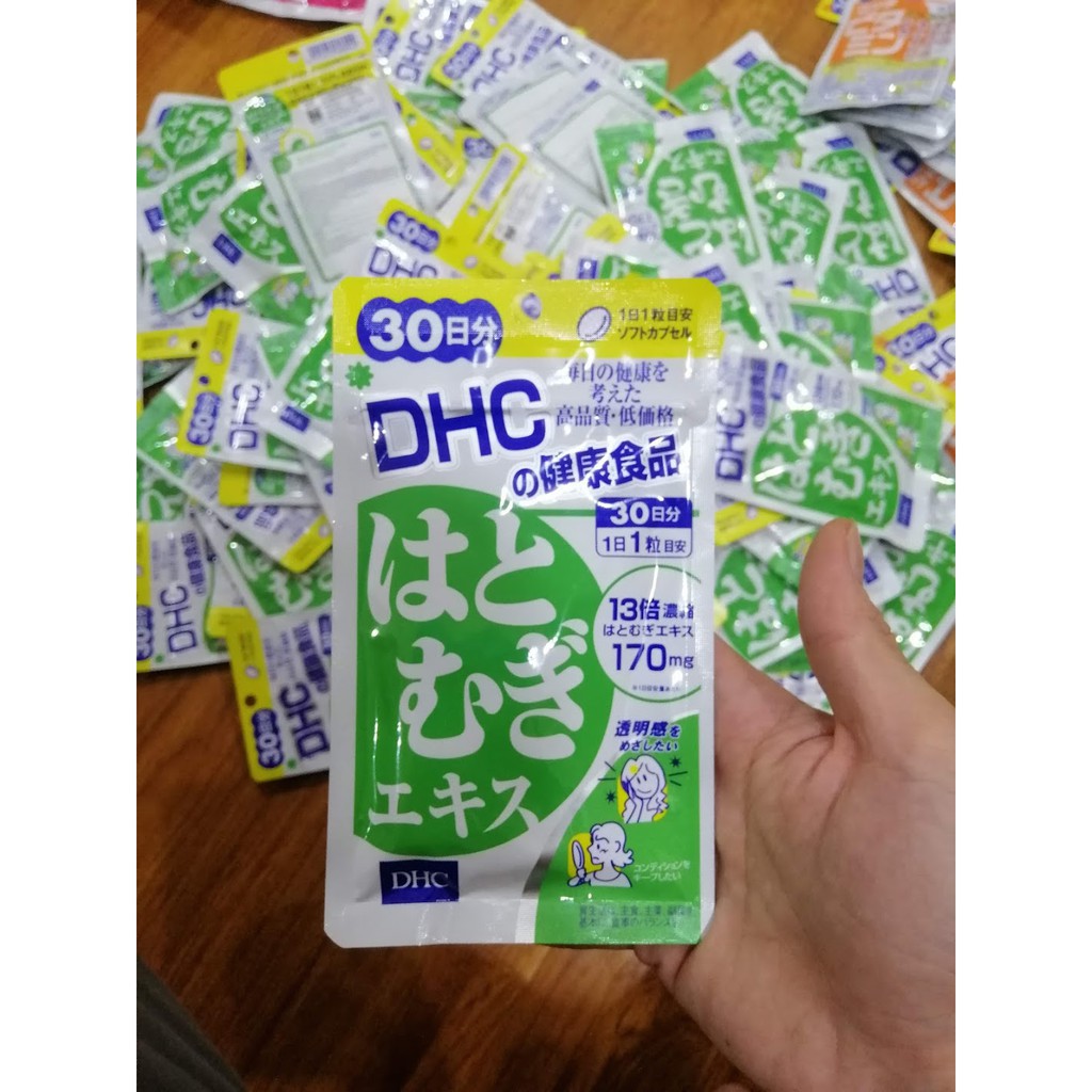 [SP Chính Hãng] Viên uống DHC Coix trắng da Adlay Extract Nhật Bản