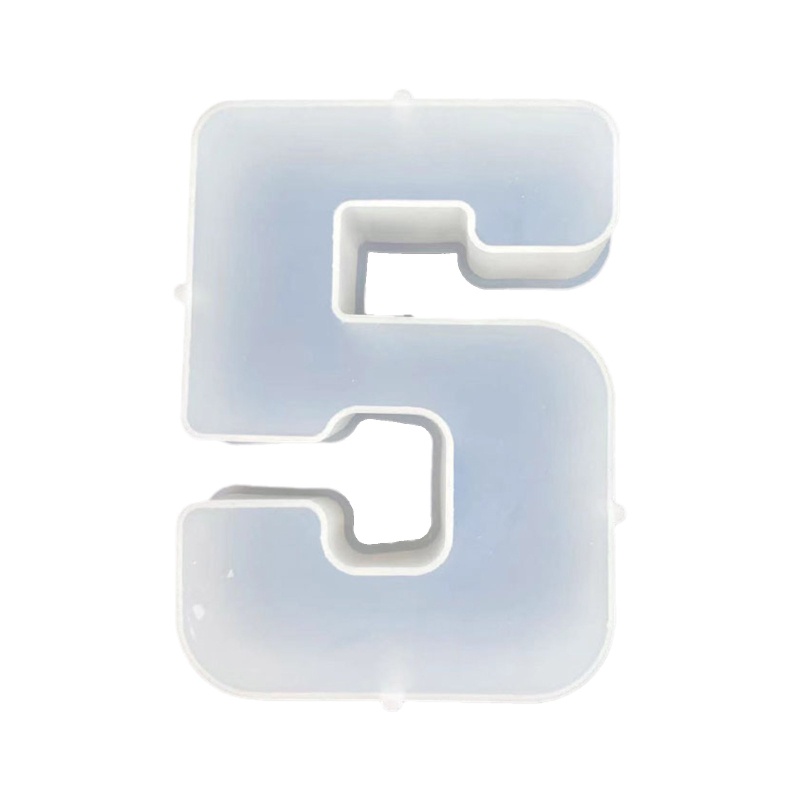 Khuôn Làm Đồ Trang Trí Hình Số 0-9 3D Bằng Epoxy Độc Đáo