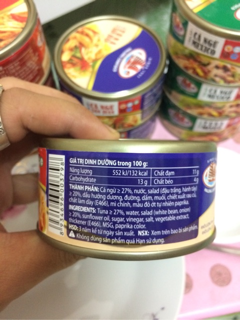 [175 g] Hộp Cá Ngừ Đậu Trắng Sanjuan Tuna Canfoco Hạ Long
