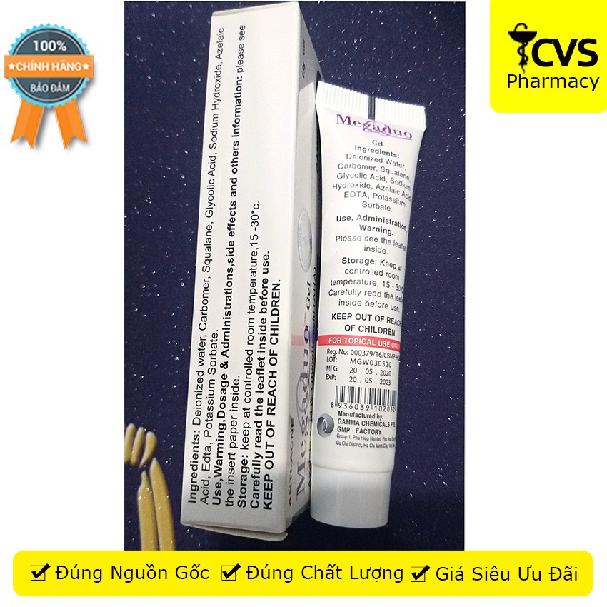 Gel ngừa mụn Megaduo 15g - CvsPharmacy