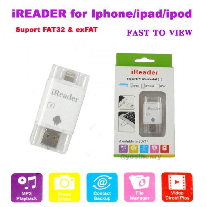 Thẻ Nhớ Micro Usb Vjc0213 3 Trong 1 Cho Iphone Ipad Ipod