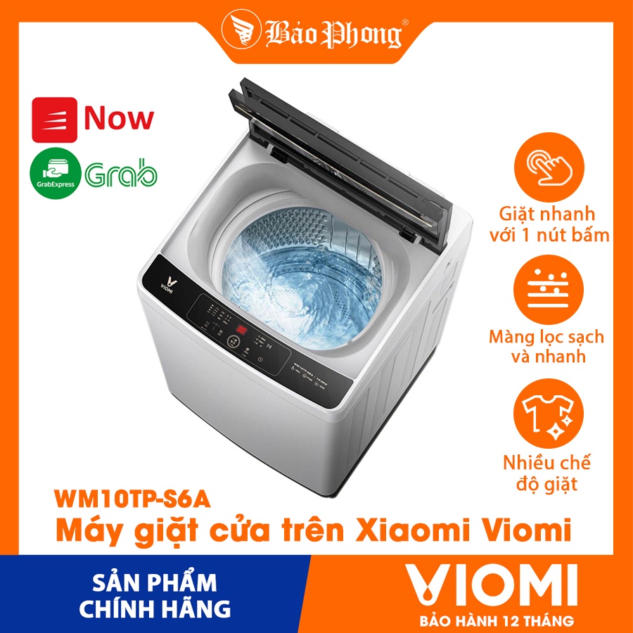 Máy giặt cửa trên Xiaomi Viomi Smart Top Wheel Washing Machine Class 8KG và 10KG WM10TP-S6A