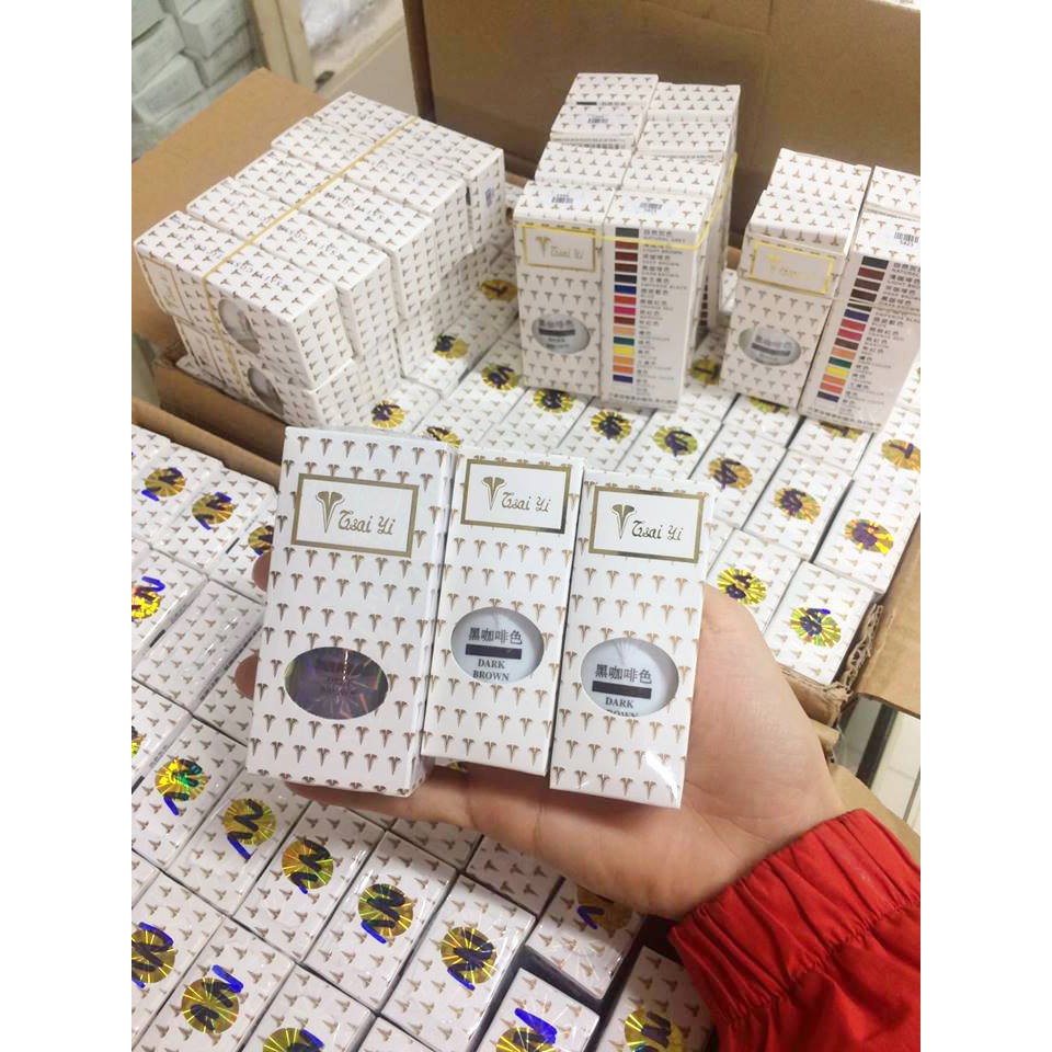 Mực xăm traiyi màu dark brown size nhỏ siêu bám, không trổ màu, chất mực đặc sánh