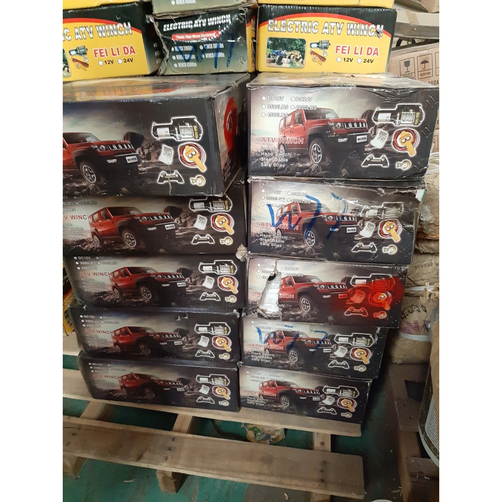 Tời Ắc Quy-Tời Cứu Hộ Ô Tô Winch 12000Lbs