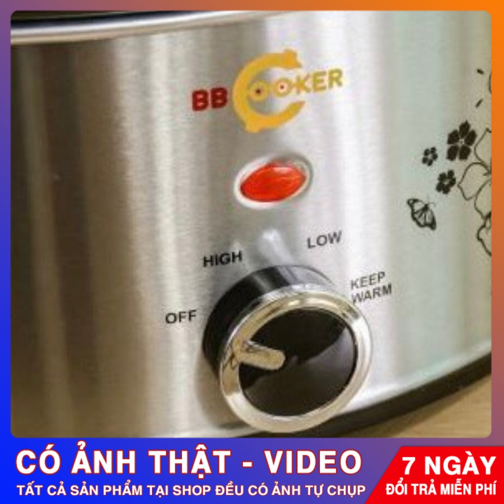 Nồi Nấu Cháo Đa Năng BBCooker BS35 – 3.5 Lít – Nồi Nấu Cháo Chậm – Nồi Nấu Dinh Dưỡng – Chính Hãng – Bảo Hành 12 tháng