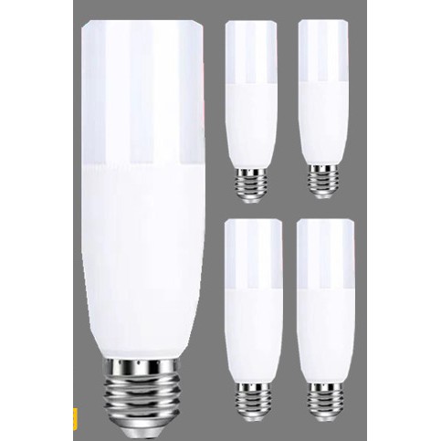 Bóng đèn led bub trụ thân dài, dùng trong nhà ngoài trời ánh sáng vàng