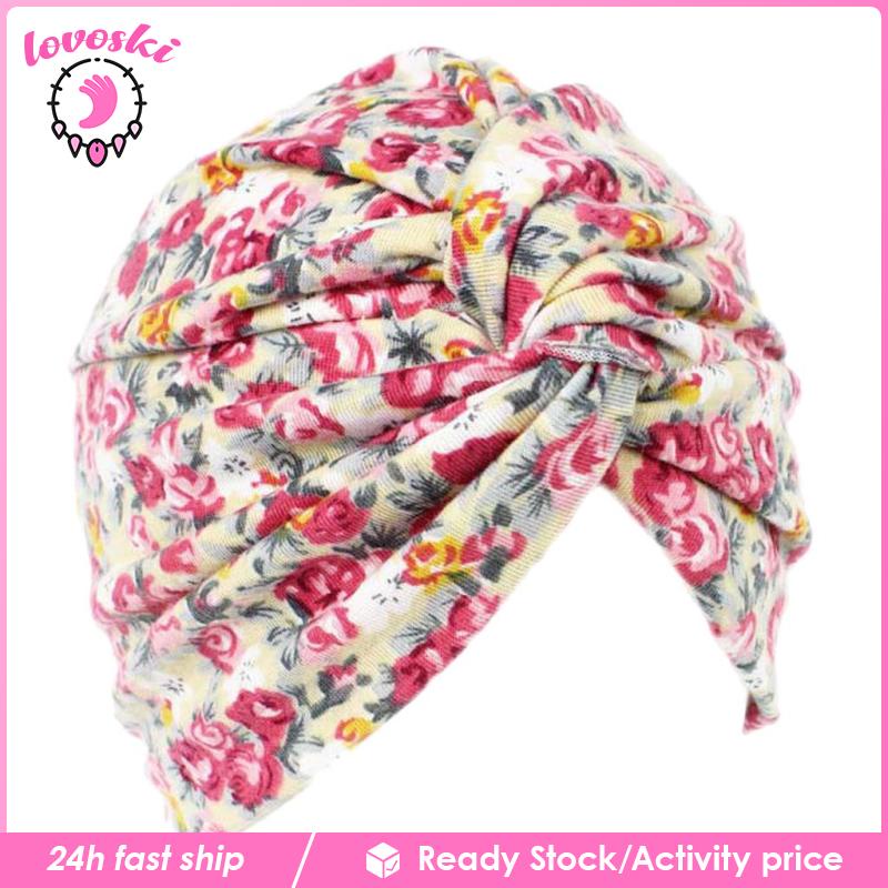 Khăn Turban Cotton Quấn Đầu Chống Rụng Tóc Cho Nữ