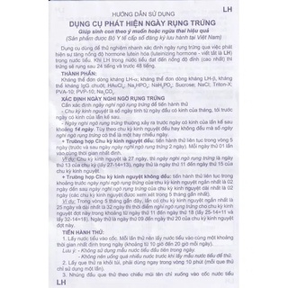 Que thử rụng trứng lh tana, xác định ngày nghi ngờ rụng trứng, test nhanh - ảnh sản phẩm 5