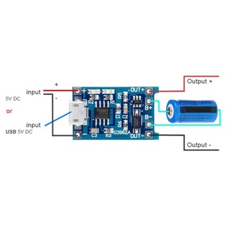 Mạch sạc bin 18650 có ic bảo vệ >không kèm bin<