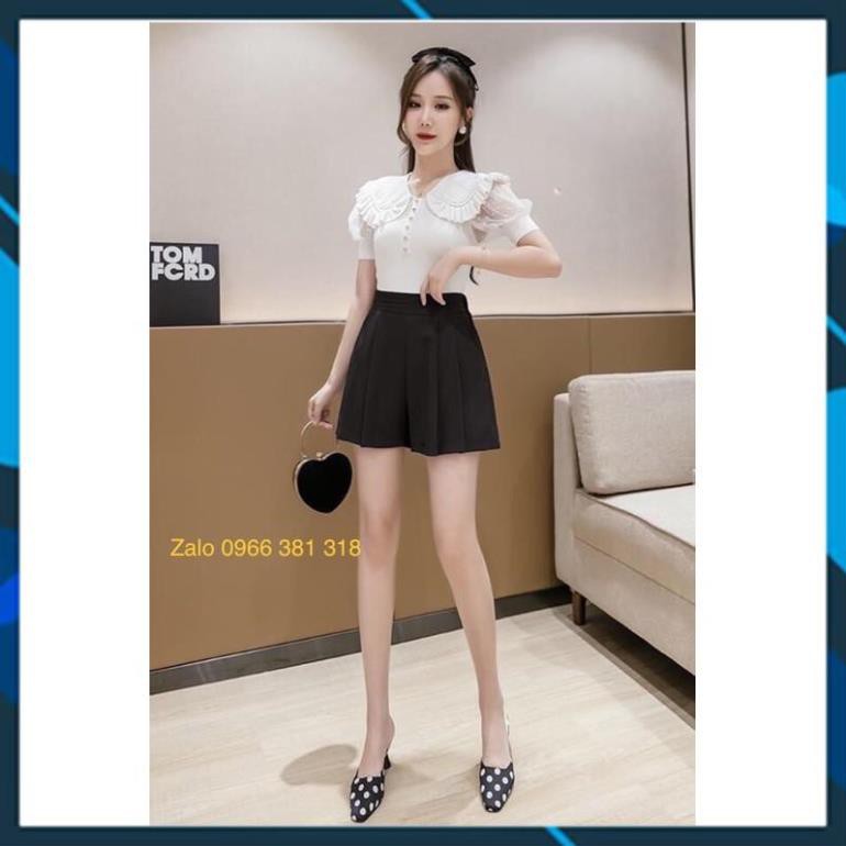 Quần giả váy,quần short nữ giả váy cạp xếp ly chất tuyết mưa cao cấp tôn dáng mã leg208 | BigBuy360 - bigbuy360.vn