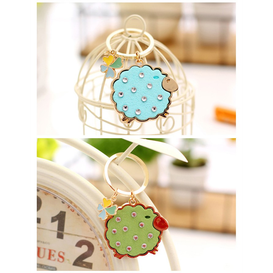 Móc chìa khóa cao cấp con cừu